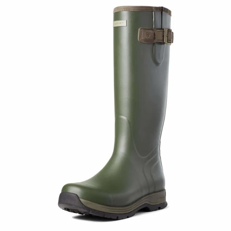 Ariat Mens Burford Wellingtons in Olive Night-1